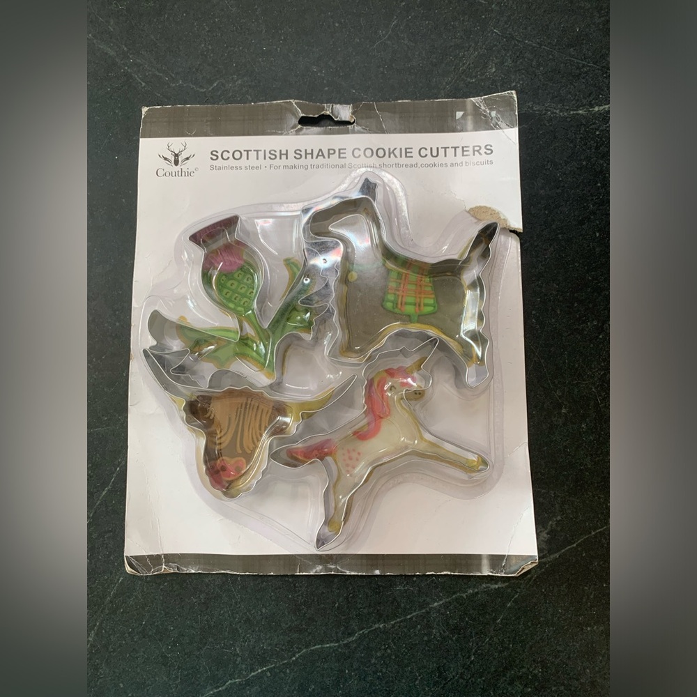 COUTHIE | Set of 4| Scottish Shaped Cookie Cutters